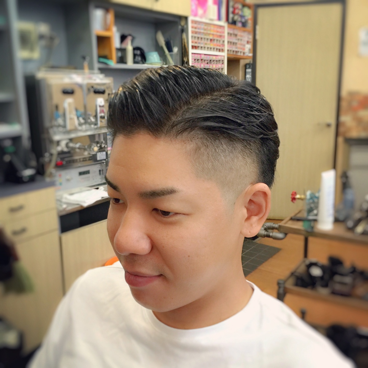 ツーブロック 七三 メンズの髪の悩みを解決 瑞穂町の Barbershop バーバーショップ 理容室 カットスペースシオザワ