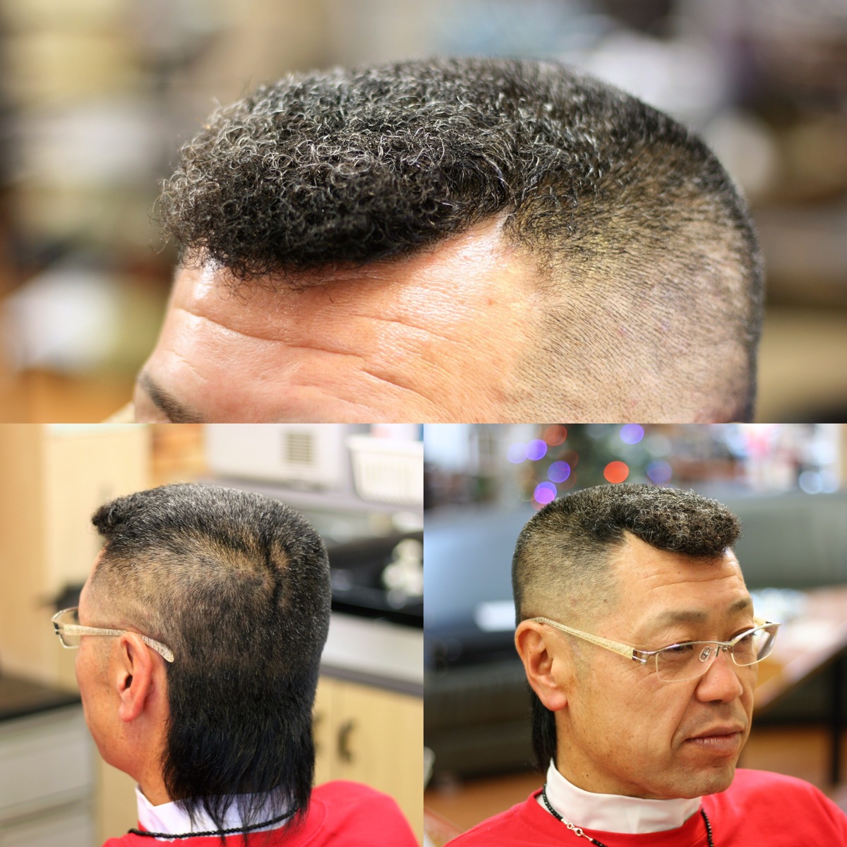 ショートリーゼント ウルフ メンズの髪の悩みを解決 瑞穂町の Barbershop バーバーショップ 理容室 カットスペースシオザワ